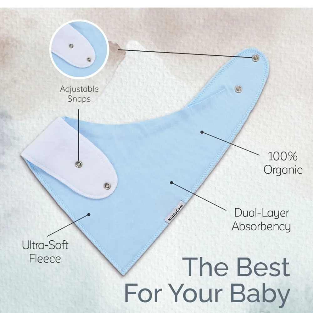 Soft Waterproof Baby Bibs for Girls and Boys